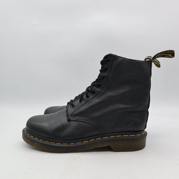 Doc Dr. Martens 1460 Pascal Women's Size 8 Boots Black Soft Leather - Picture 4 of 11